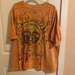 urban oversized cut out shirt